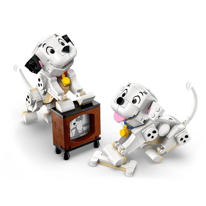 Lego disney 43271 lucky et penny, les chiots des 101 dalmatiens - jeu dès 6 ans