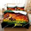 Mercyful Fate Bettwäsche-Set Für Schlafzimmer Weiche Moderne Tagesdecken Bequeme Kinder Kinder Weiche Bettbezüge Bequeme Steppdeckenbezüge Und Kissenbezüge