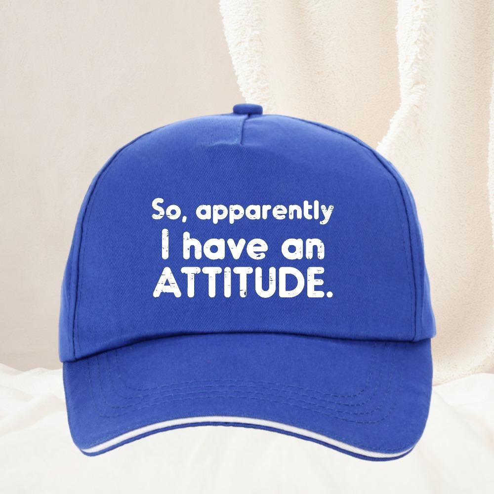 So Apparently I Have an Attitude Baseball Cap Spring Autumn Outdoor Adjustable Casual Baseball Caps Sunscreen Hat