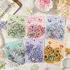 30-Piece Vase with Flower Theme Stickers Various Vases Colorful Blooms, Self-Adhesive for Journal Decoration DIY Crafts