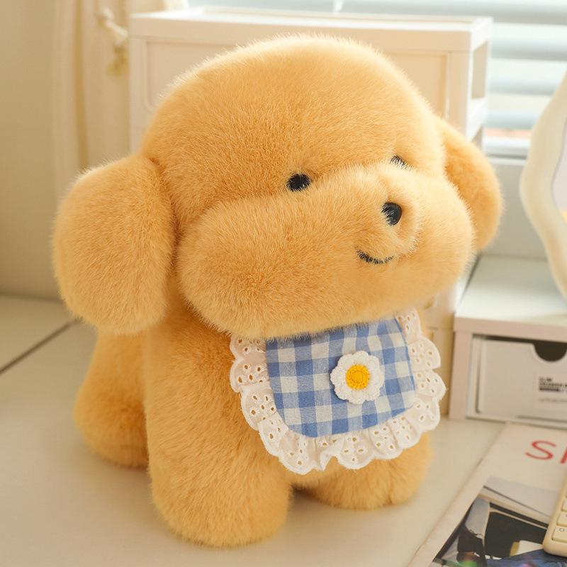 Dundun Puppy Plush Toy: Golden Retriever & Husky Sleep Doll Gift for Girls