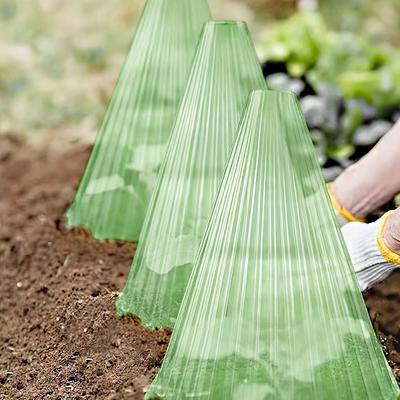 5/12/15/21/25/31 Pcs Garden Cloches for Plants Plant Bell Cover Bell Jar Cloches Protects Plants From Birds Frost Snails Etc
