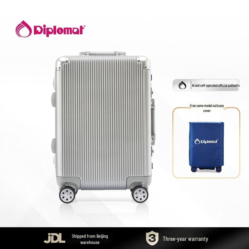 Diplomat TC-9182 Aluminum Frame Hardside Luggage