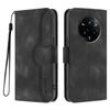 For Realme 14 Pro+ 5G Leather Case Wallet Stand Smile Imprinted Phone Cover with Strap