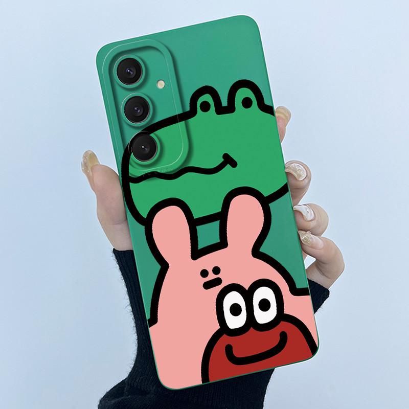 Funny Cool Cat Dog Silicone Phone Case For Samsung Galaxy A16 A26 A36 A56 5G Bumper Matte Protective Soft Back Cover Shell Capas