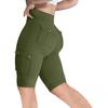 Damen-Arbeitskleidung Hohelastische Enge Yoga-Hose, Schnelltrocknende 5-Zoll-Laufshorts