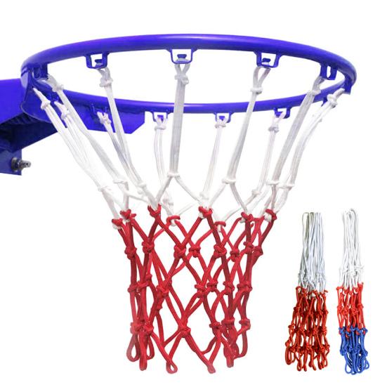 Color Block Heavy Duty Basketball Hoop Net Anti Whip Indoor Outdoor Replacement