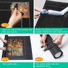 1/6pcs Portable Puzzle Roll-Up Mat - Inflatable Tube & Drawstring Bag, Fabric Keeper for 1500pcs, DIY Puzzle Organizer