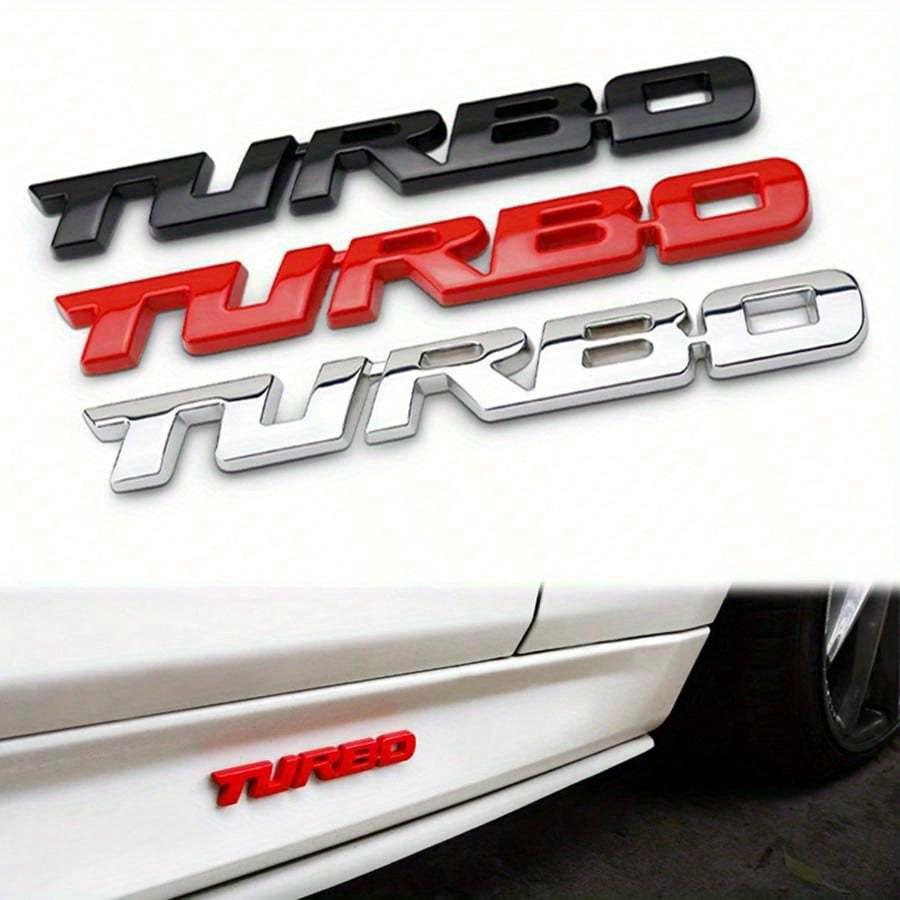 Metal Car Sticker Badge, Adhesive Car Decal Rear Badge Available In Silver/Black/Red