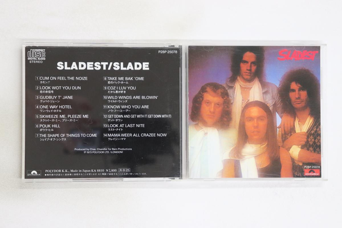 

CD SLADE - Sladest P28P25078 Polydor 1988 Japan Rock Used