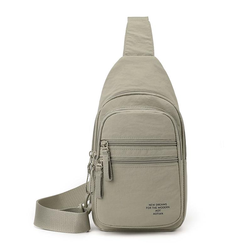 Men's Chest Bag Outdoor Commuter Multi-Layer Crossbody Bag
