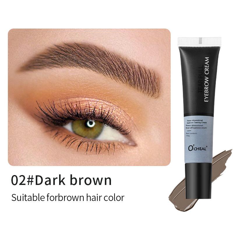 

OCHEAL Peel Off Eyebrow Tint Стойкий, водостойкий, не размазывающийся гель для бровей 10g чёрный