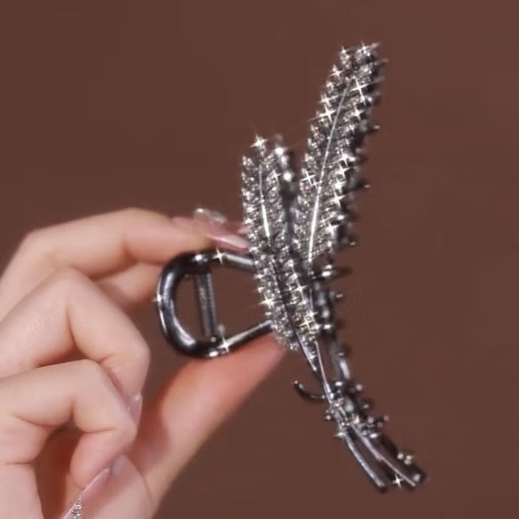 Alloy Womens Back-of-Head Grabber Large High-End Hair Claw Clip Summer 2026 Shark Clip Headpiece Japan and Korean Style