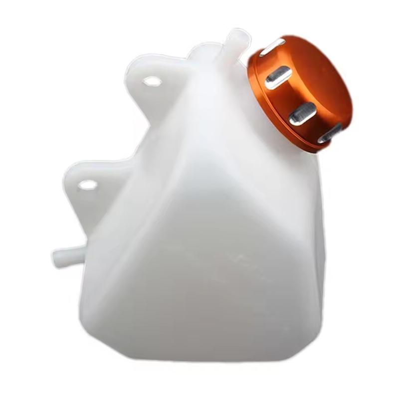 ATV UTV Motorcycle Accessory Coolant Reservoir Tank with Lid For Kawasaki KLX250 1994-2007 Radiator Water Bottle Motocross Parts