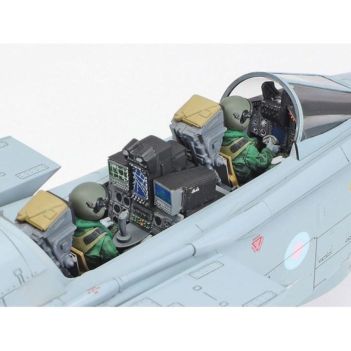Tamiya 1/32 Scale Special Italerri Series British Army Tornado GR.4 (with Pilot Figure) Plastic Model 25425 Gray 53cm Length x 44cm Width x