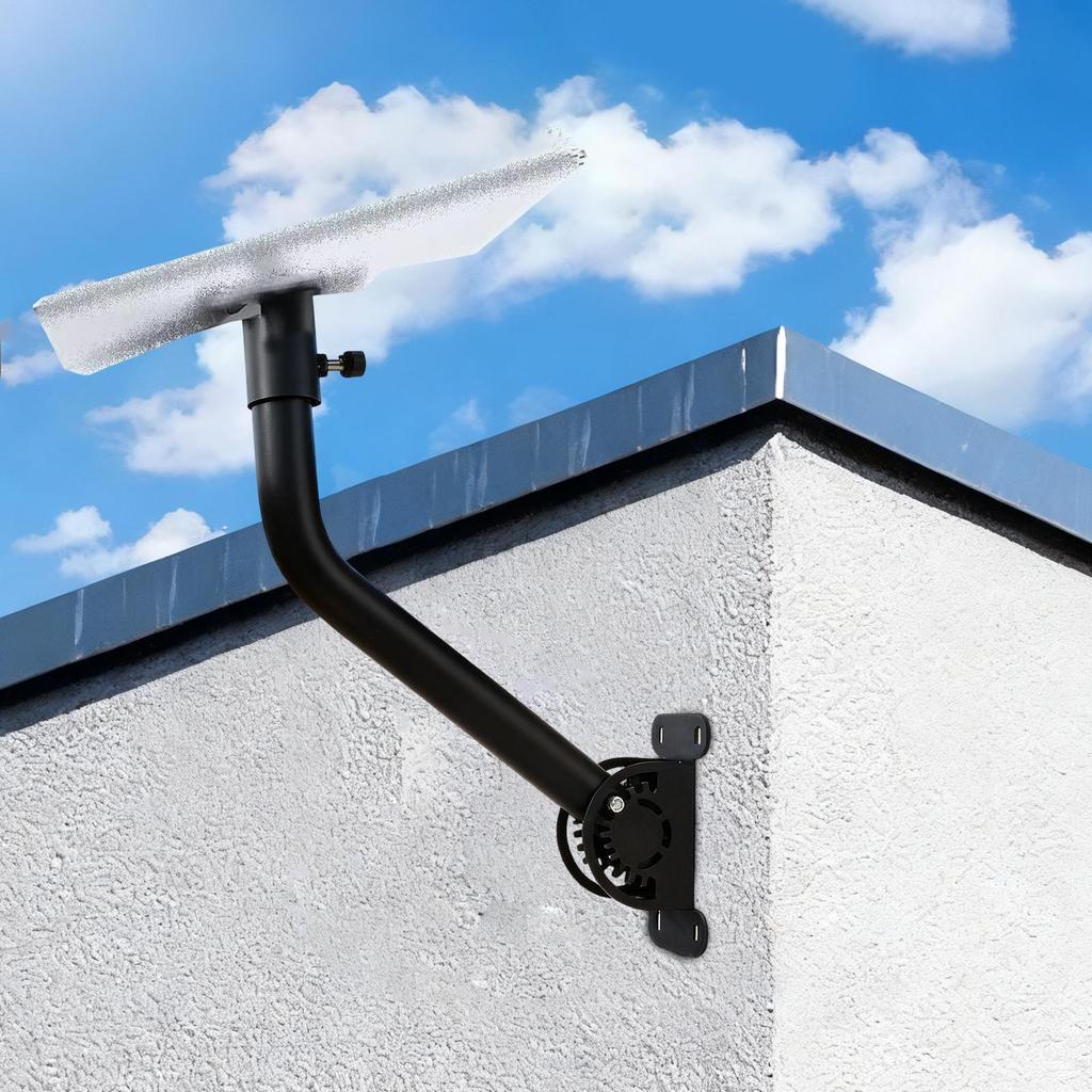 Metal RV Roof Antenna Mount, Compact & Precise Mounting Bracket for Outdoor Satellite Antenna on Camping Travel