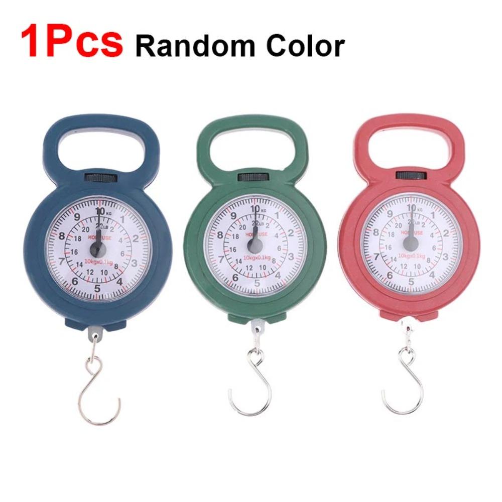 Пружинные весы 1 шт. Прочные 10 кг Весы с указателем Крючок Мини Цифровые весы Подвесные Портативные Весы для рыбалки Кухонные весы