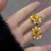 Floral Pearl Ring For Women With Adjustable Open Design In Gold And Silver Finish