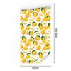 Mango Wallpaper White and Yellow for Living Room and Bedroom 50x1000