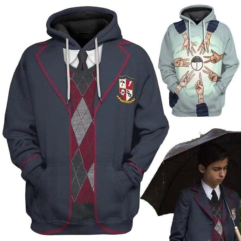 The Umbrella Academy Costume Hooded Jacket Soft And Comfortable Pullover Sweatshirt