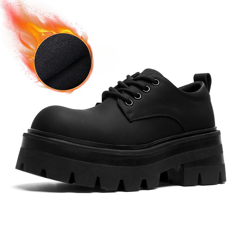 Neue Mickey Big Head Derby Schuhe Paar Jahr Dickbesohlt Schnürschuhe Innere Höhenerhöhung Lederschuhe 5761-W