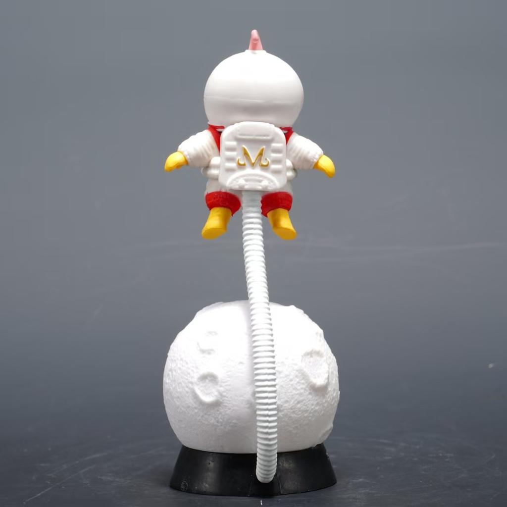 18cm Anime Dragon Ball Z Super Saiyan Moon Majin Buu Space Suit Figure Model Toy PVC Collection Room Night light Decoration Gift