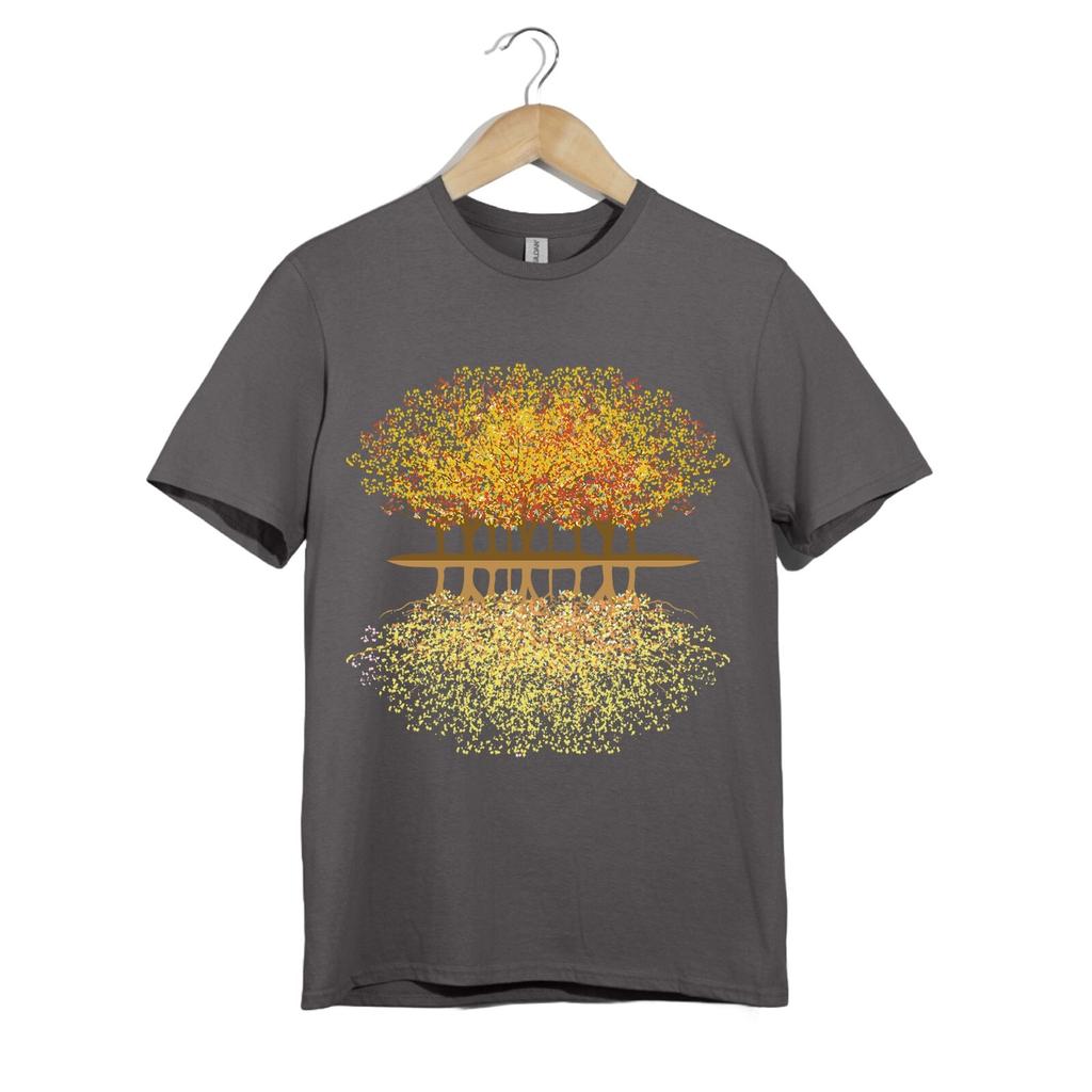 Abstract Tree T Shirt Unisex Nature Forest Art Fall Color Landscape Graphic Gift