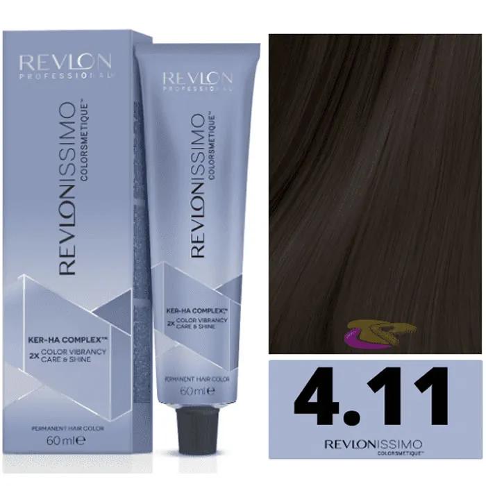 Revlon Revlonissimo Colorsmetique 4,11 Средне-каштановый Интенсивно-пепельный 60мл