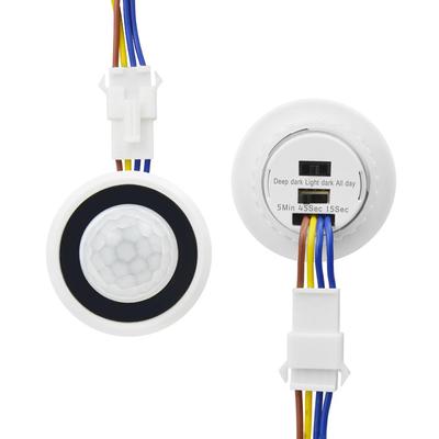 Auto ON/OFF PIR Motion Sensor Light Switch 110V-220V IR Infrared Induction Detector For Fan,LED Bulb,Ceiling,Fluorescent Lamp