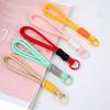 Trendy Color Block Phone and Car Key Lanyard - Handmade Short Rope Pendant