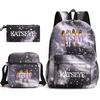 Katseye Kpop Girl Group Print Travel Backpack Laptop School Bag Set of 3, Unisex Large Capacity Daypack