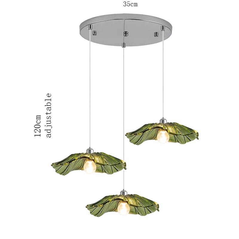 Dining Room Kitchen Nordic Glass Pendant Lamps Hanging Chandelier Ceiling Living Room Bedroom Indoor Decorative lights Fixture