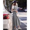 Lyocell Faux Two-Piece Casual Set