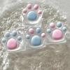 1/4 Pcs Translucent Cat Paw Keycap Resin ESC WASD Keycaps Cute Mechanical Keyboard Key Cap