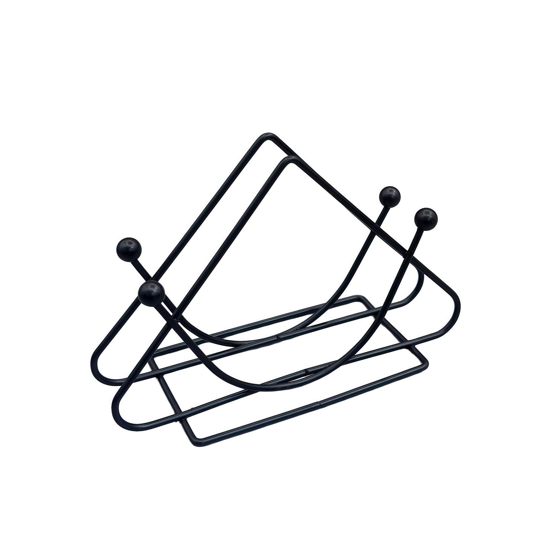 Luxurious Tissue Holder: Punch-Free, Multifunctional Storage for Kitchen & Bathroom темно-серого