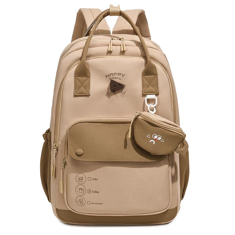 2025 New Sweet Fresh Backpack for Girls - Korean Style, Lightweight for Middle/High School & College Students