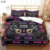 Cool E-Sports Game Controller 3d Printed Quilt Cover Children's Gift Bedding Set Quilt Cover Pillowcase Three-Piece Set