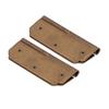 2er-Set Möbelband Retro Antik Messing Scharniere Beschläge für Schrank Schmuckkästchen