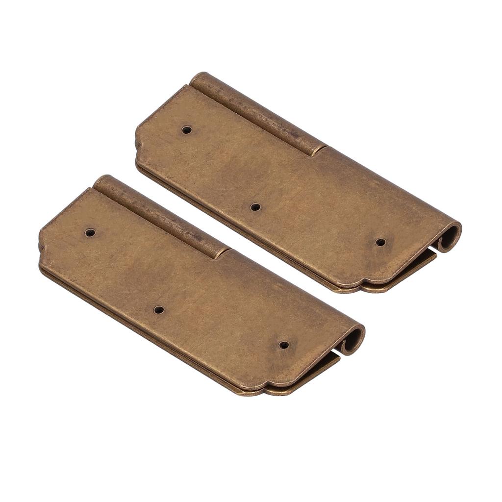 2er-Set Möbelband Retro Antik Messing Scharniere Beschläge für Schrank Schmuckkästchen