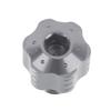 2 Pcs Motorcycle Rear View Mirror Hole Plug 10mm Reverse Thread Aluminium Alloy Mirror Hole Screws
