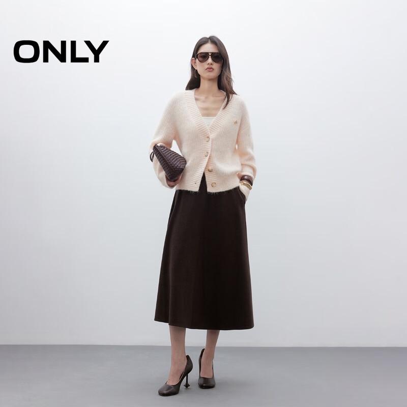 ONLY Women's Soft Relaxed Drop Shoulder Button Cardigan