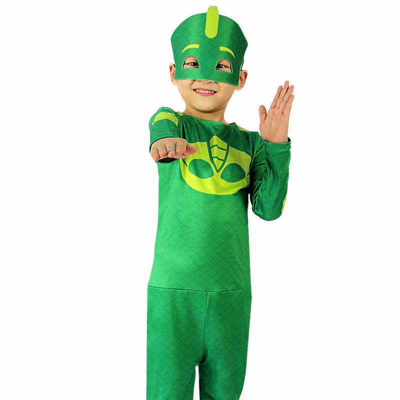 Children s Pajama Hero Cosplay Jumpsuit: Halloween & Role-Playing Costume 110 зелёный
