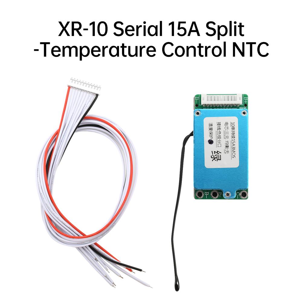 BMS 10S 36V 15A Li-Ionen-Zelle 18650 Akkuschutz BMS PCB-Platine mit Balancefunktion 36V für Ebike Escooter
