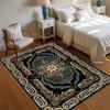 Alfombras bohemias para sala de estar, decoración de dormitorio, alfombrillas antideslizantes de lujo, alfombra para área grande, alfombra persa lavable