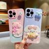 Stereoscopic cartoon suitable for Samsung S25FE photo puppy mobile phone case A54 cute girl Xcover5 piggy