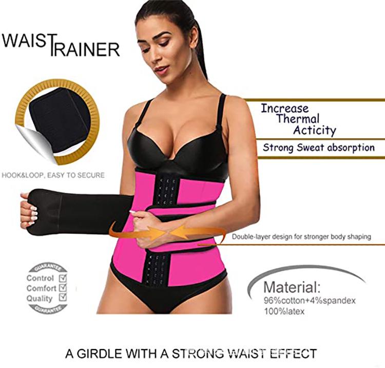 Adjustable Waist Cincher: Three-Row Buckle Tummy Control Belt with Back Support