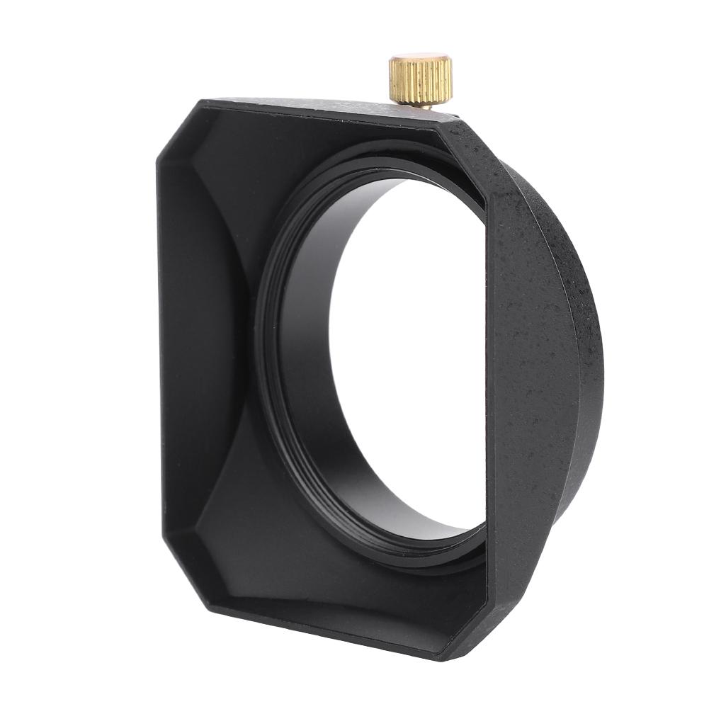 49mm Square Lens Hood Shade for DV Camcorder Digital Video Camera Lens Filter or Barrel Thread