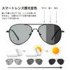 [Nexidust] Photochromic Sunglasses for Men, Polarized, UV Protection, Lightweight, Shape Memory Alloy Frame, Automatic Photochromic Eyewear for