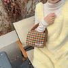 1 autumn and winter new woolen handbag new handbag sorting portable shopping handbag