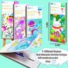JUNQIU 5Pack Water Color Paint Sets for Kids, Paint With Water Books for Kids Ages 4-8, Pocket Watercolor Painting Book, Arts and Crafts Kit Easter